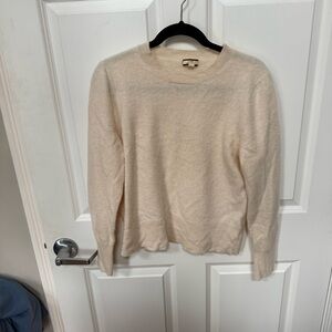 J.Crew Soft Cream Cashmere Sweater XL